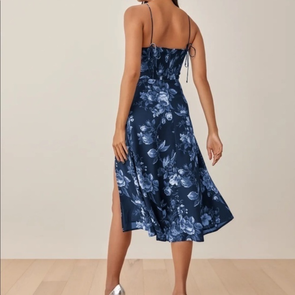 New Reformation Juliette Dress Lottie - Picture 2 of 5